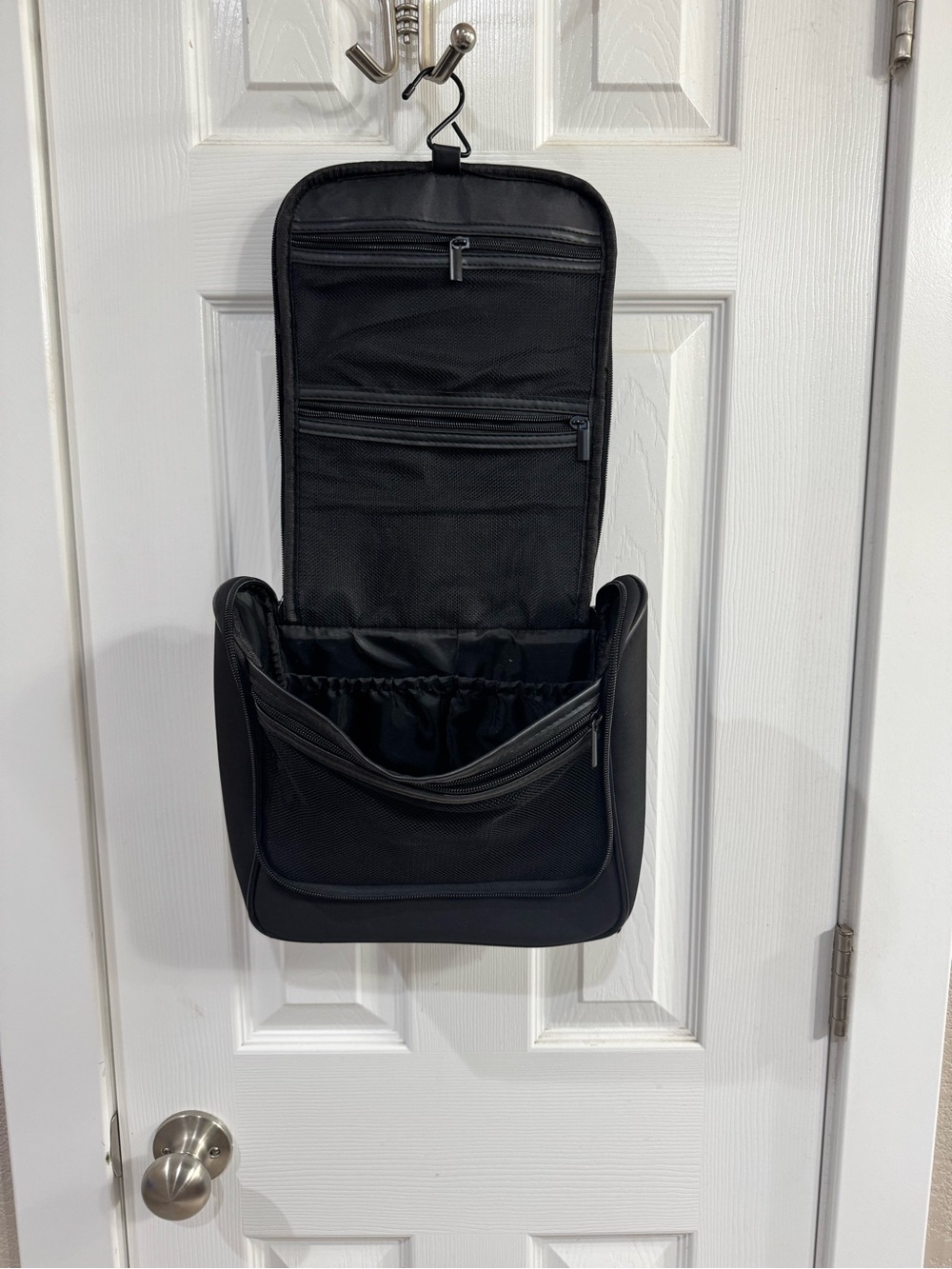 Joan & David Black Hanging Toiletry Bag - Picture 9 of 10
